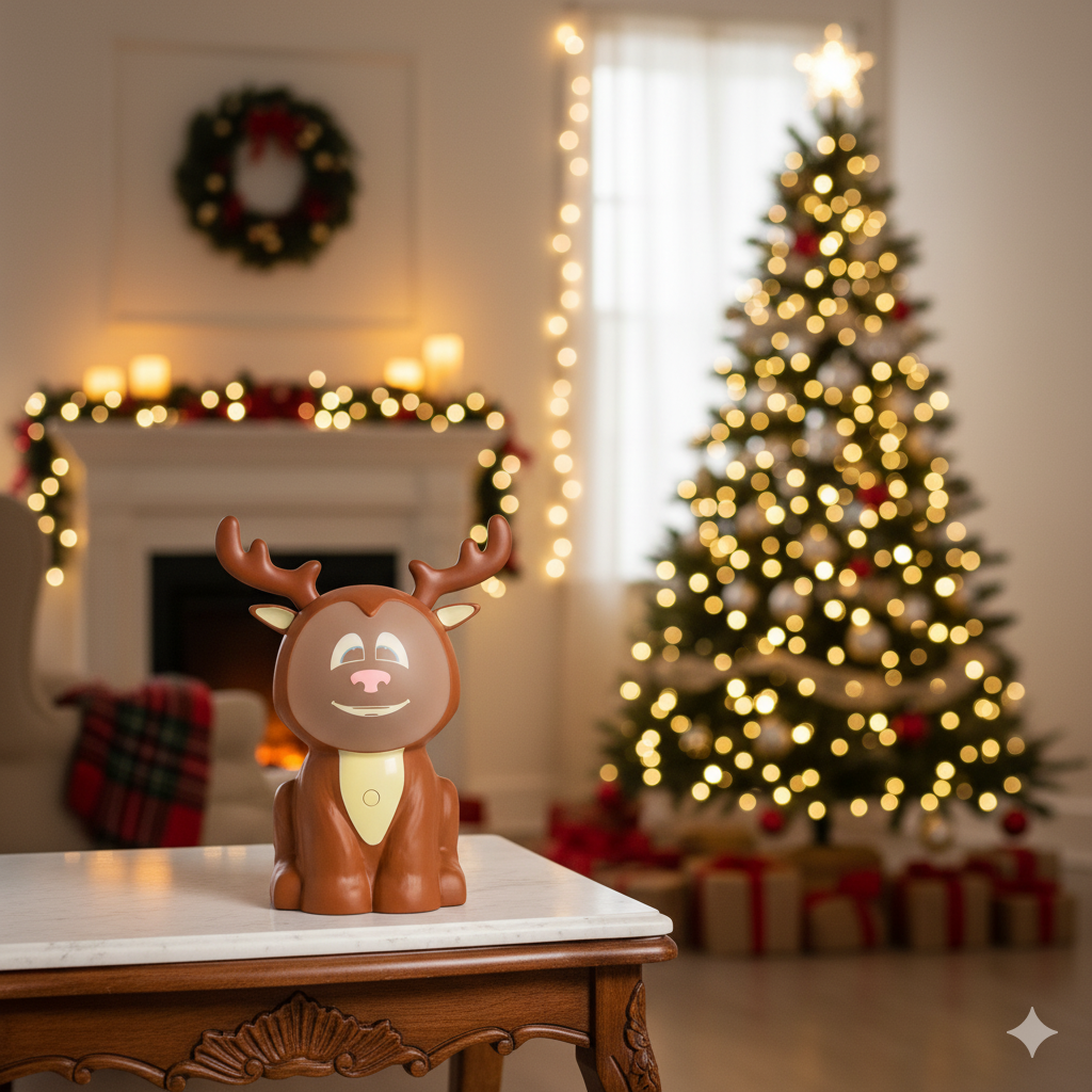 Animated Christmas Figurine