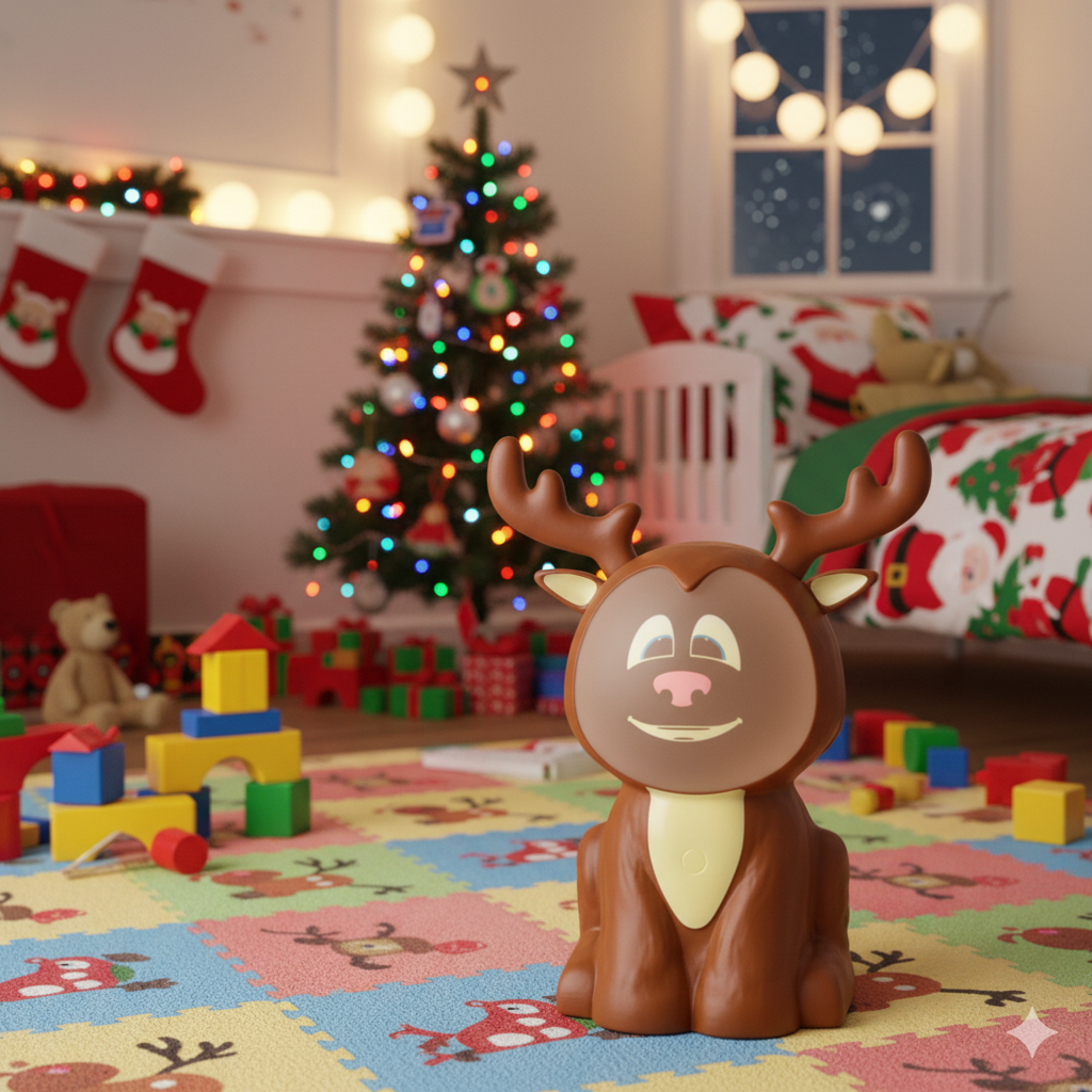 Animated Christmas Figurine