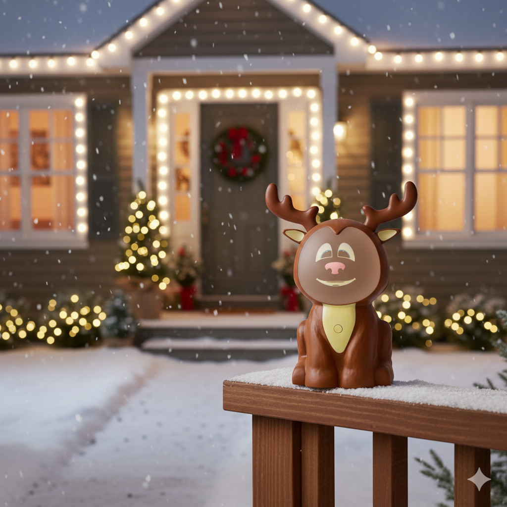 Animated Christmas Figurine