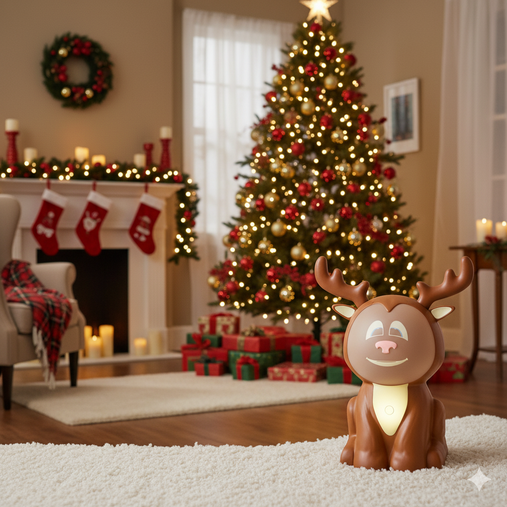 Animated Christmas Figurine