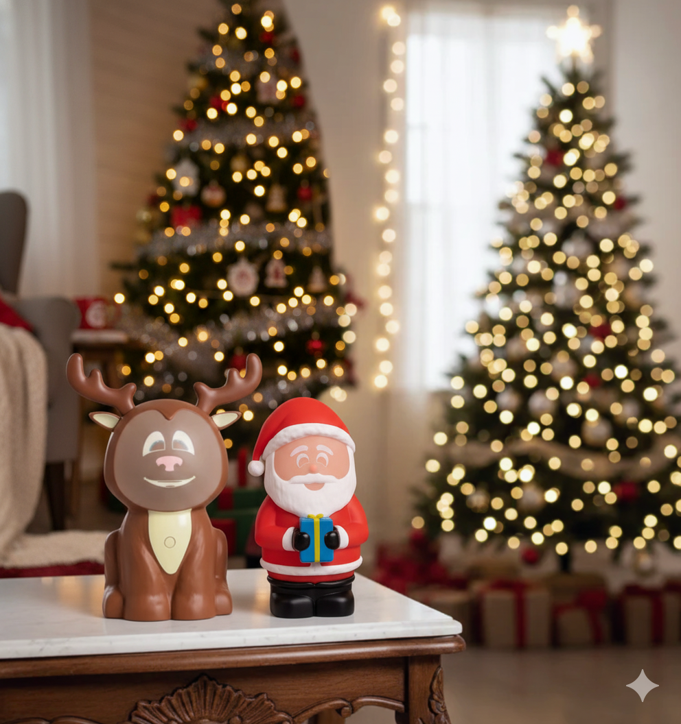 Animated Christmas Figurine