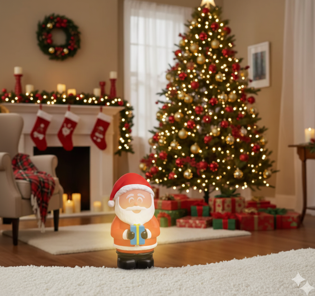 Animated Christmas Figurine