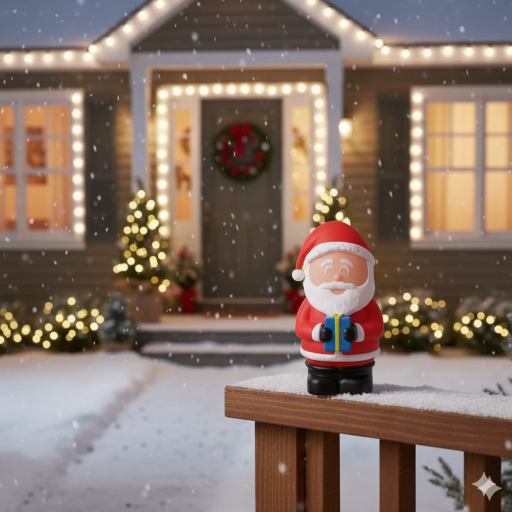Animated Christmas Figurine