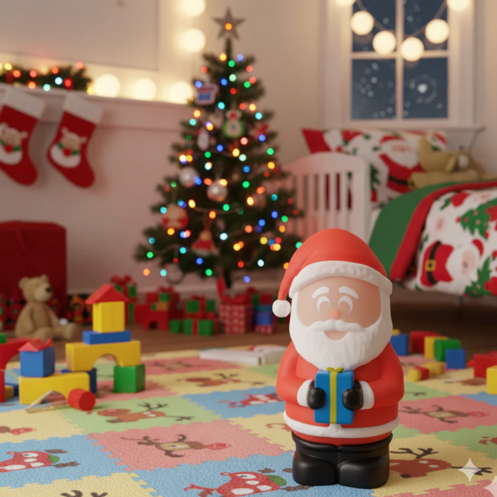 Animated Christmas Figurine