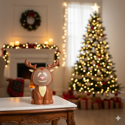 Animated Christmas Figurine