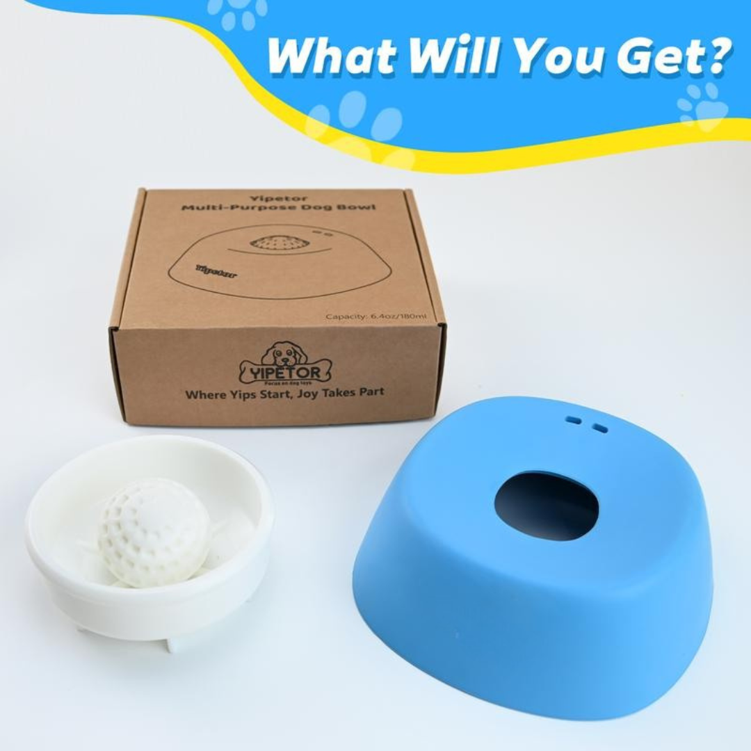 Slow Feeder Dog Bowl for Liquid Treats