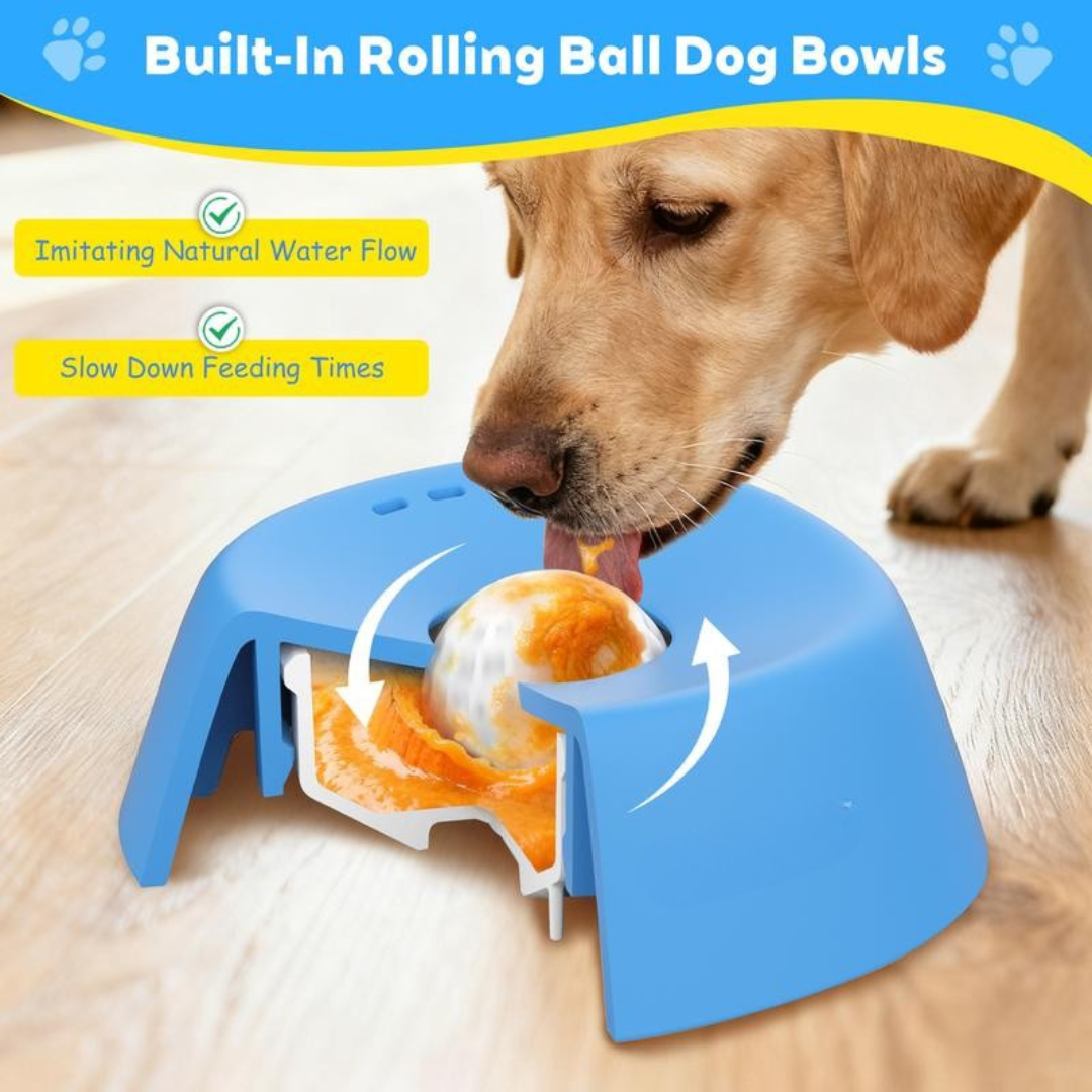 Slow Feeder Dog Bowl for Liquid Treats